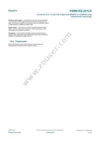 PSMN1R2-25YLDX Datasheet Page 13