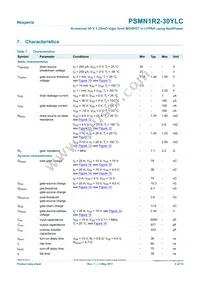 PSMN1R2-30YLC Datasheet Page 6