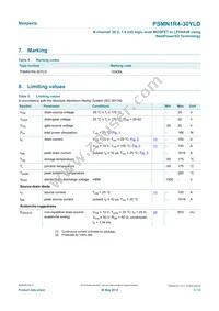 PSMN1R4-30YLDX Datasheet Page 3