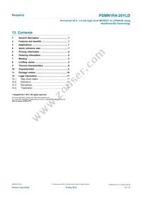 PSMN1R4-30YLDX Datasheet Page 13