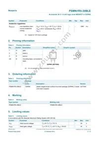 PSMN1R5-30BLEJ Datasheet Page 2