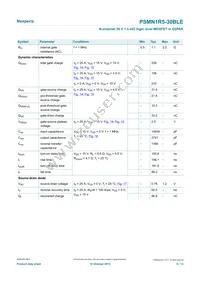 PSMN1R5-30BLEJ Datasheet Page 6