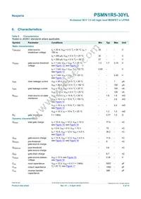PSMN1R5-30YL Datasheet Page 6