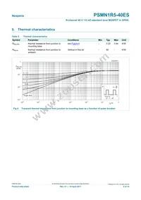 PSMN1R5-40ES Datasheet Page 4