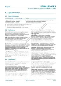 PSMN1R5-40ES Datasheet Page 12