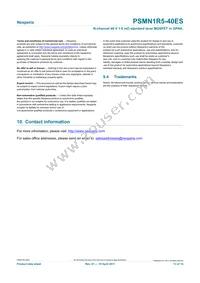 PSMN1R5-40ES Datasheet Page 13