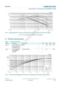 PSMN1R5-40PS Datasheet Page 5