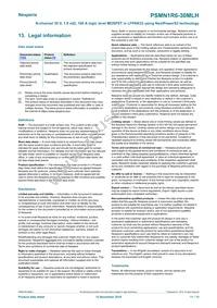 PSMN1R6-30MLHX Datasheet Page 11