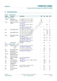 PSMN1R7-60BS Datasheet Page 5