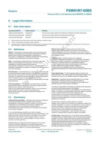 PSMN1R7-60BS Datasheet Page 12