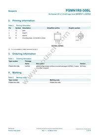 PSMN1R8-30BL Datasheet Page 2