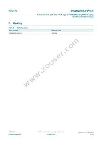 PSMN2R0-25YLDX Datasheet Page 3