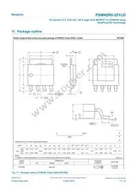 PSMN2R0-25YLDX Datasheet Page 11