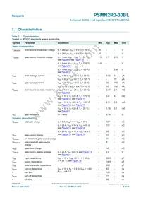 PSMN2R0-30BL Datasheet Page 6