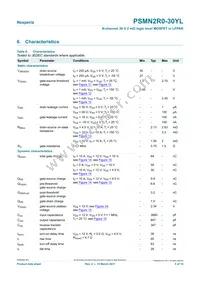PSMN2R0-30YL Datasheet Page 5