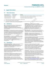 PSMN2R0-30YL Datasheet Page 12