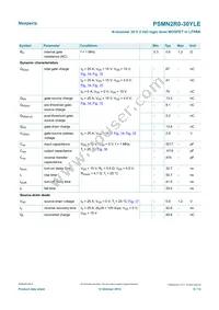 PSMN2R0-30YLE Datasheet Page 6