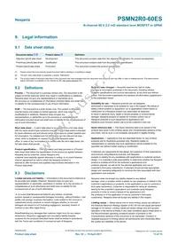 PSMN2R0-60ES Datasheet Page 13