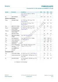 PSMN2R0-60PS Datasheet Page 6