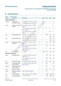 PSMN2R0-60PSRQ Datasheet Page 6