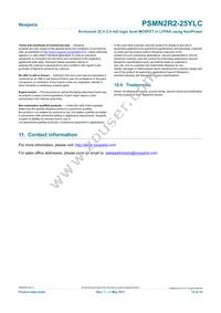 PSMN2R2-25YLC Datasheet Page 14