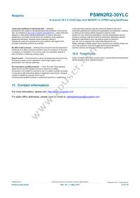 PSMN2R2-30YLC Datasheet Page 14