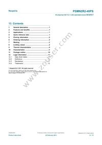 PSMN2R2-40PS Datasheet Page 13