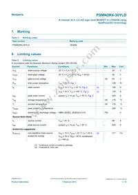 PSMN2R4-30YLDX Datasheet Page 3