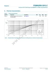 PSMN2R6-30YLC Datasheet Page 5