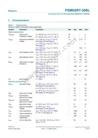 PSMN2R7-30BL Datasheet Page 6