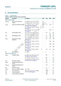 PSMN2R7-30PL Datasheet Page 6