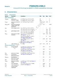 PSMN2R8-25MLC Datasheet Page 5