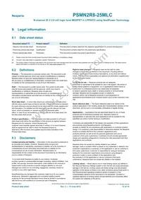 PSMN2R8-25MLC Datasheet Page 12