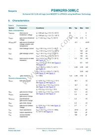 PSMN2R9-30MLC Datasheet Page 5