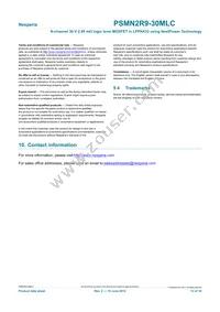 PSMN2R9-30MLC Datasheet Page 13