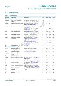 PSMN3R0-60BS Datasheet Page 6