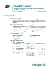 PSMN3R2-30YLC Datasheet Cover