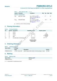 PSMN3R2-30YLC Datasheet Page 2