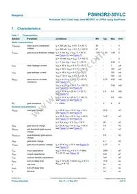 PSMN3R2-30YLC Datasheet Page 6