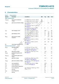 PSMN3R3-40YS Datasheet Page 6