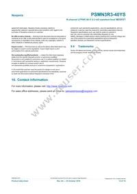 PSMN3R3-40YS Datasheet Page 14
