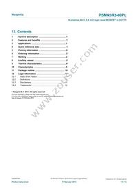 PSMN3R3-60PLQ Datasheet Page 13