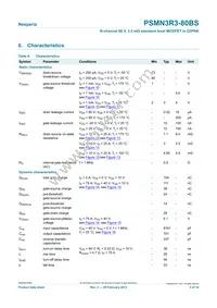 PSMN3R3-80BS Datasheet Page 5
