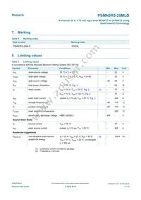 PSMN3R5-25MLDX Datasheet Page 3