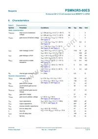 PSMN3R5-80ES Datasheet Page 6