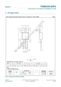 PSMN3R5-80PS Datasheet Page 11
