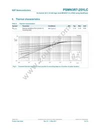 PSMN3R7-25YLC Datasheet Page 5