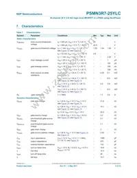 PSMN3R7-25YLC Datasheet Page 6