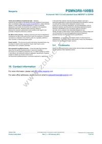 PSMN3R8-100BS Datasheet Page 13