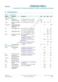 PSMN3R9-25MLC Datasheet Page 5